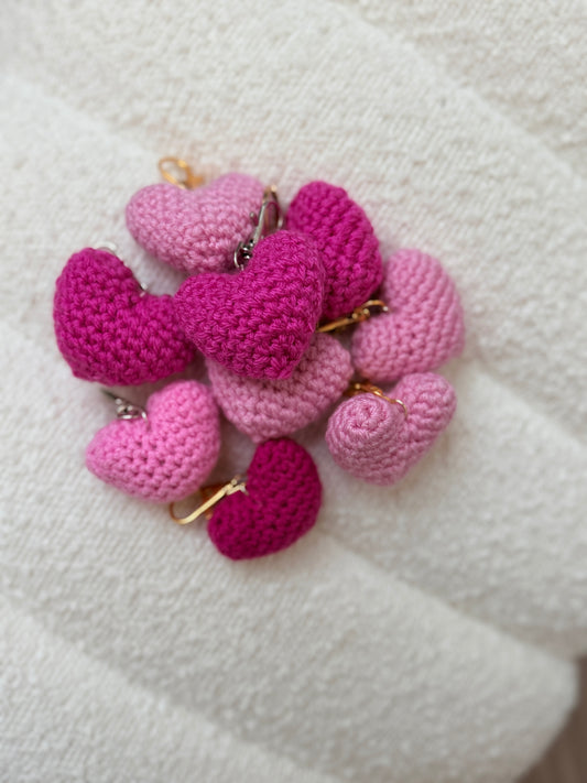 Heart Bag Charms