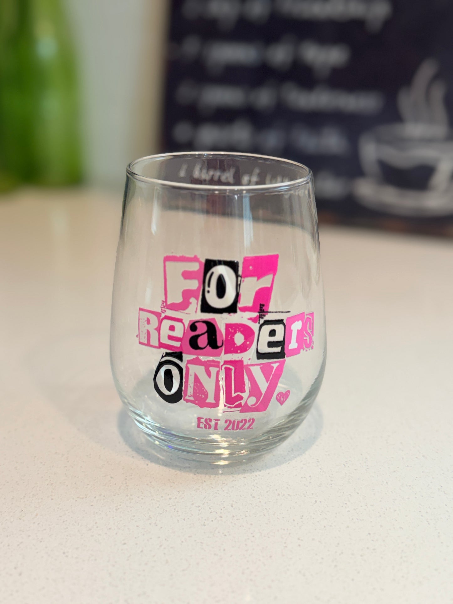 For Readers Only Glassware