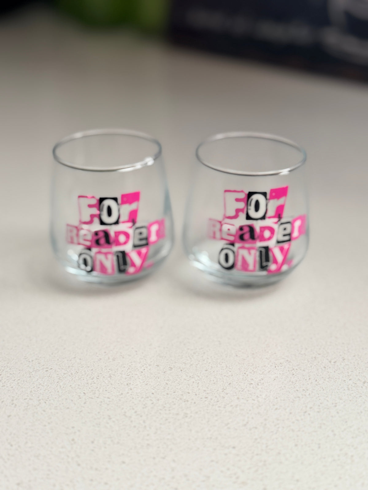 For Readers Only Glassware