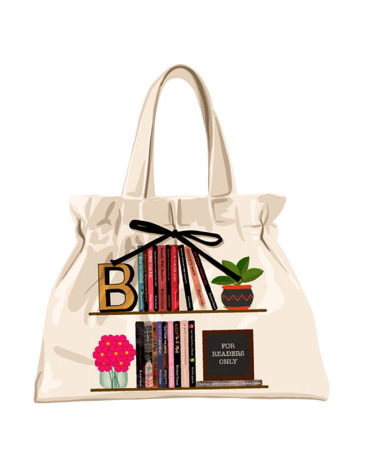 For Readers Only Bookshelf Tote